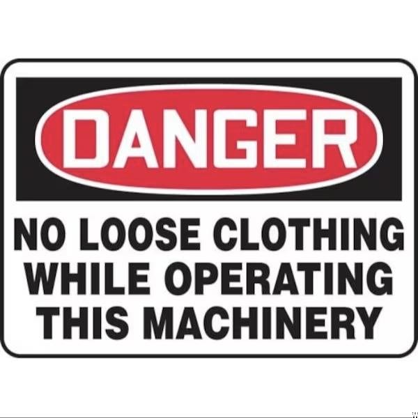 Accuform OSHA DANGER SAFETY SIGN NO LOOSE FRMEQM147XV FRMEQM147XV - main
